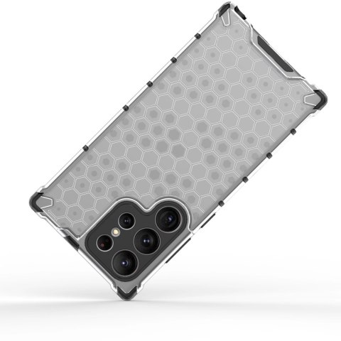 Honeycomb etui do Samsung Galaxy S23 Ultra pancerny hybrydowy pokrowiec niebieskie Honeycomb etui do Samsung Galaxy S23 Ultra pancerny hybrydowy pokrowiec niebieskie