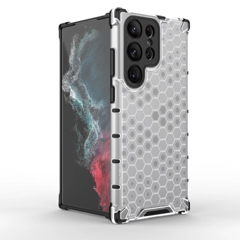 Honeycomb etui do Samsung Galaxy S23 Ultra pancerny hybrydowy pokrowiec niebieskie Honeycomb etui do Samsung Galaxy S23 Ultra pancerny hybrydowy pokrowiec niebieskie