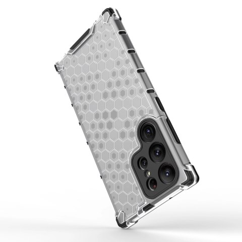 Honeycomb etui do Samsung Galaxy S23 Ultra pancerny hybrydowy pokrowiec niebieskie Honeycomb etui do Samsung Galaxy S23 Ultra pancerny hybrydowy pokrowiec niebieskie