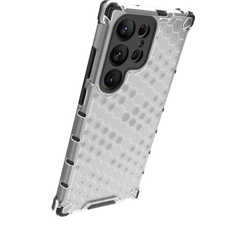Honeycomb etui do Samsung Galaxy S23 Ultra pancerny hybrydowy pokrowiec niebieskie Honeycomb etui do Samsung Galaxy S23 Ultra pancerny hybrydowy pokrowiec niebieskie
