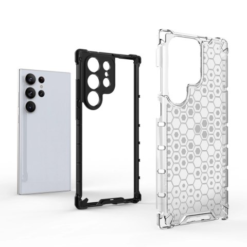 Honeycomb etui do Samsung Galaxy S23 Ultra pancerny hybrydowy pokrowiec niebieskie Honeycomb etui do Samsung Galaxy S23 Ultra pancerny hybrydowy pokrowiec niebieskie