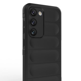 Magic Shield Case etui do Samsung Galaxy S23+ elastyczny pancerny pokrowiec burgundowe