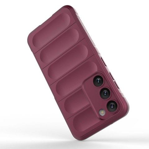 Magic Shield Case etui do Samsung Galaxy S23+ elastyczny pancerny pokrowiec burgundowe Magic Shield Case etui do Samsung Galaxy S23+ elastyczny pancerny pokrowiec burgundowe