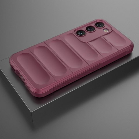 Magic Shield Case etui do Samsung Galaxy S23+ elastyczny pancerny pokrowiec burgundowe Magic Shield Case etui do Samsung Galaxy S23+ elastyczny pancerny pokrowiec burgundowe
