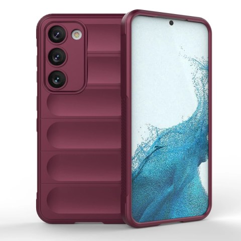 Magic Shield Case etui do Samsung Galaxy S23+ elastyczny pancerny pokrowiec burgundowe Magic Shield Case etui do Samsung Galaxy S23+ elastyczny pancerny pokrowiec burgundowe