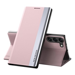 Sleep Case Pro etui do Samsung Galaxy S23 z klapką podstawka różowe
