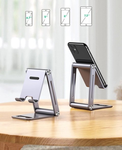 Ugreen metalowa aluminiowa składana podstawka na telefon tablet szary (LP263 80708) Ugreen metalowa aluminiowa składana podstawka na telefon tablet szary (LP263 80708)