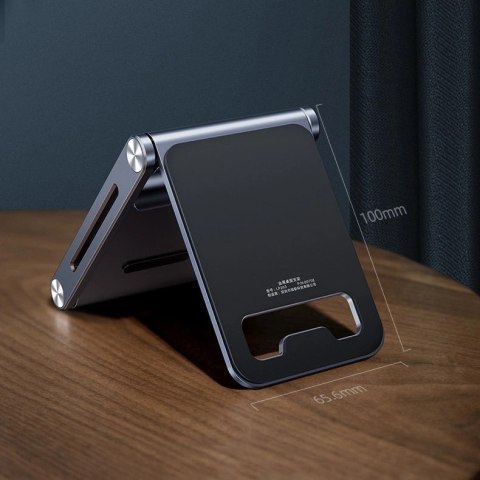 Ugreen metalowa aluminiowa składana podstawka na telefon tablet szary (LP263 80708) Ugreen metalowa aluminiowa składana podstawka na telefon tablet szary (LP263 80708)