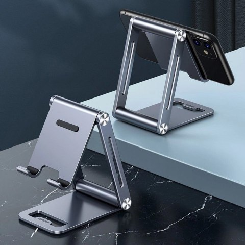 Ugreen metalowa aluminiowa składana podstawka na telefon tablet szary (LP263 80708) Ugreen metalowa aluminiowa składana podstawka na telefon tablet szary (LP263 80708)