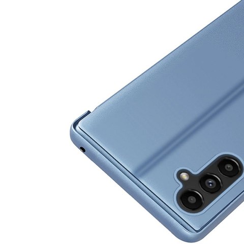 Clear View Case etui do Samsung Galaxy A14 pokrowiec z klapką niebieskie