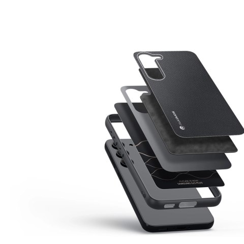Dux Ducis Fino etui Samsung Galaxy S23+ pokrowiec z silikonową ramką czarne Dux Ducis Fino etui Samsung Galaxy S23+ pokrowiec z silikonową ramką czarne