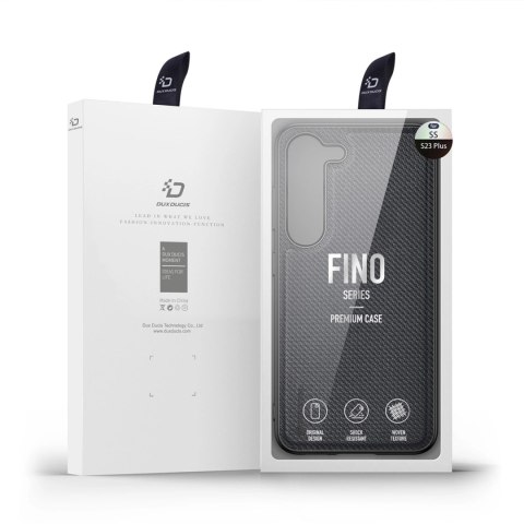 Dux Ducis Fino etui Samsung Galaxy S23+ pokrowiec z silikonową ramką czarne Dux Ducis Fino etui Samsung Galaxy S23+ pokrowiec z silikonową ramką czarne