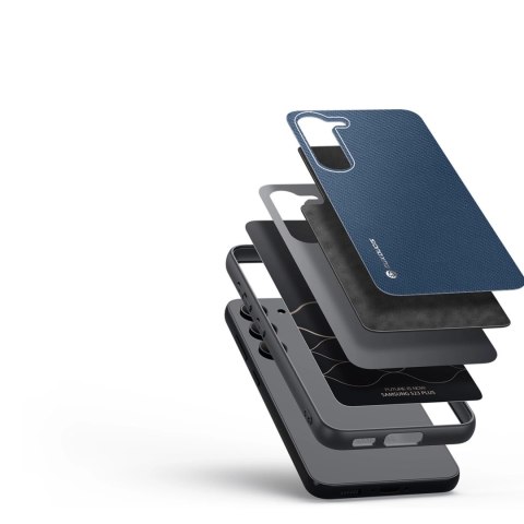 Dux Ducis Fino etui Samsung Galaxy S23+ pokrowiec z silikonową ramką niebieskie Dux Ducis Fino etui Samsung Galaxy S23+ pokrowiec z silikonową ramką niebieskie