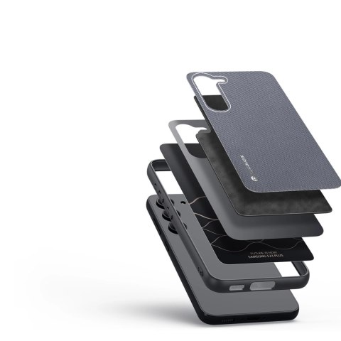 Dux Ducis Fino etui Samsung Galaxy S23+ pokrowiec z silikonową ramką szare Dux Ducis Fino etui Samsung Galaxy S23+ pokrowiec z silikonową ramką szare