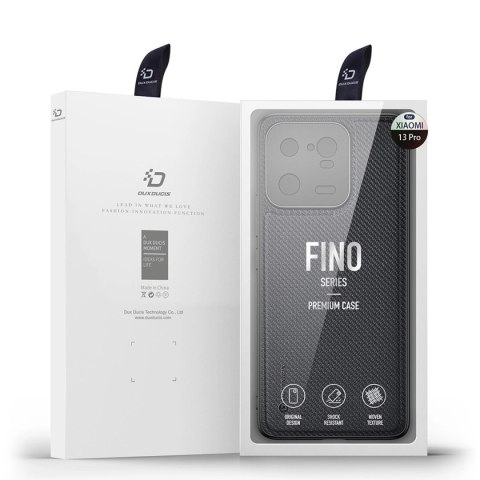 Dux Ducis Fino etui do Xiaomi 13 Pro pokrowiec z silikonową ramką szare Dux Ducis Fino etui do Xiaomi 13 Pro pokrowiec z silikonową ramką szare