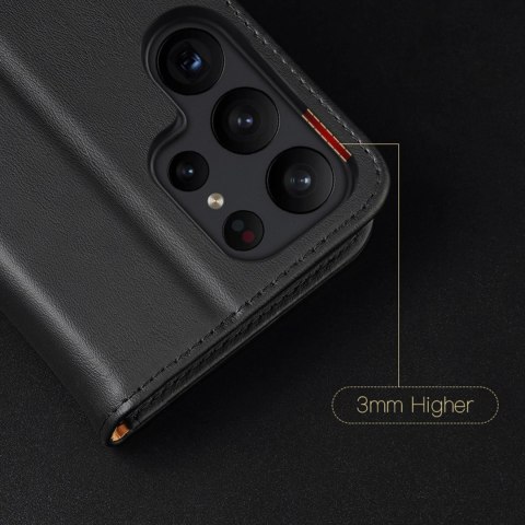 Dux Ducis Hivo etui Samsung Galaxy S23+ pokrowiec z klapką portfel podstawka blokada RFID czarne Dux Ducis Hivo etui Samsung Galaxy S23+ pokrowiec z klapką portfel podstawka blokada RFID czarne
