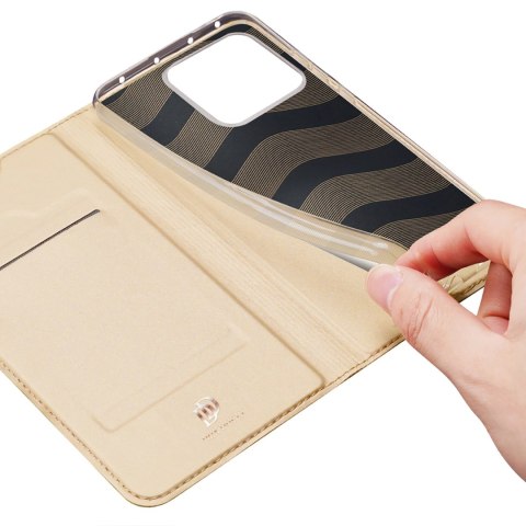 Dux Ducis Skin Pro etui Xiaomi 13 Pro pokrowiec z klapką portfel na kartę podstawka złote Dux Ducis Skin Pro etui Xiaomi 13 Pro pokrowiec z klapką portfel na kartę podstawka złote
