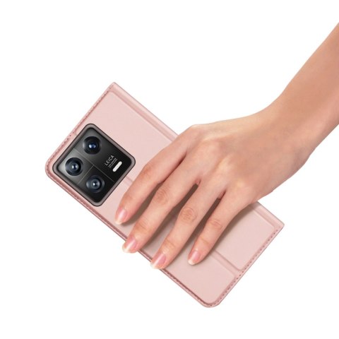 Dux Ducis Skin Pro etui Xiaomi 13 pokrowiec z klapką portfel na kartę podstawka różowe Dux Ducis Skin Pro etui Xiaomi 13 pokrowiec z klapką portfel na kartę podstawka różowe