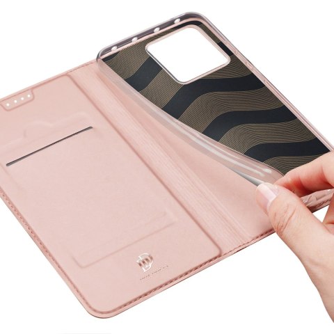 Dux Ducis Skin Pro etui Xiaomi 13 pokrowiec z klapką portfel na kartę podstawka różowe Dux Ducis Skin Pro etui Xiaomi 13 pokrowiec z klapką portfel na kartę podstawka różowe