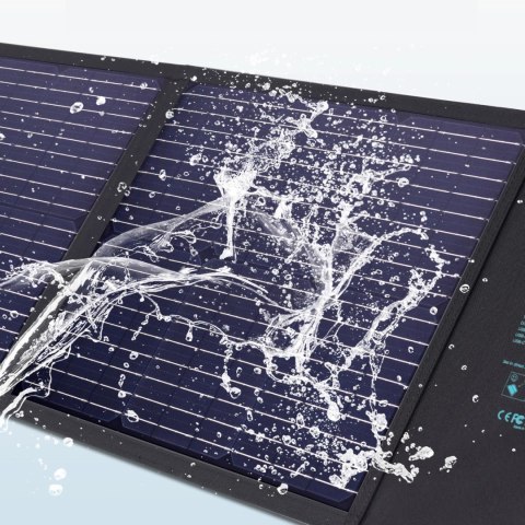 Ładowarka Choetech SC009-V2 solarna składana 100W USB-C / 2x USB-A PD QC - czarna Ładowarka Choetech SC009-V2 solarna składana 100W USB-C / 2x USB-A PD QC - czarna