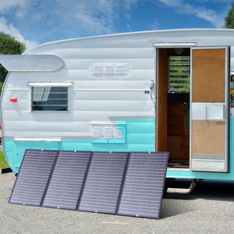 Ładowarka Choetech SC010 solarna turystyczna składana 160W - czarna Ładowarka Choetech SC010 solarna turystyczna składana 160W - czarna