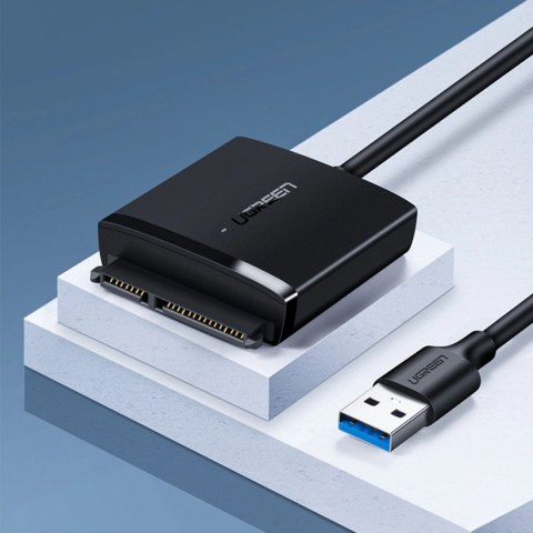 Adapter SATA Ugreen CM257 do dysku 2.5'' / 3.5'' USB-A 5Gb/s - czarny Adapter SATA Ugreen CM257 do dysku 2.5'' / 3.5'' USB-A 5Gb/s - czarny