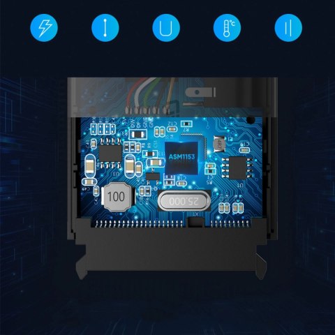 Adapter SATA Ugreen CM257 do dysku 2.5'' / 3.5'' USB-A 5Gb/s - czarny Adapter SATA Ugreen CM257 do dysku 2.5'' / 3.5'' USB-A 5Gb/s - czarny