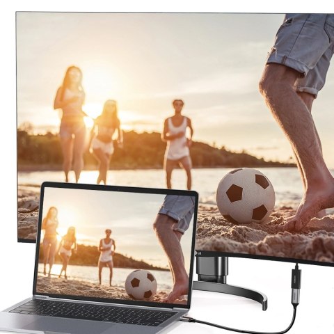 Adapter Ugreen MM137 40363 DisplayPort (męski) do HDMI (żeński) 4K / 1080p - czarny Adapter Ugreen MM137 40363 DisplayPort (męski) do HDMI (żeński) 4K / 1080p - czarny