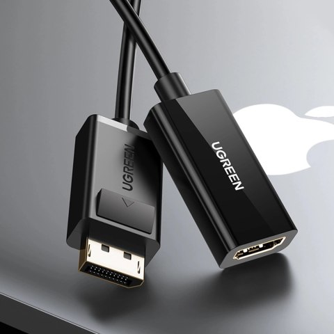Adapter Ugreen MM137 40363 DisplayPort (męski) do HDMI (żeński) 4K / 1080p - czarny Adapter Ugreen MM137 40363 DisplayPort (męski) do HDMI (żeński) 4K / 1080p - czarny