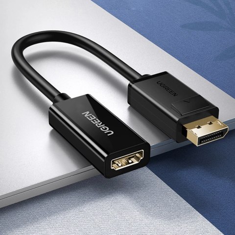 Adapter Ugreen MM137 40363 DisplayPort (męski) do HDMI (żeński) 4K / 1080p - czarny Adapter Ugreen MM137 40363 DisplayPort (męski) do HDMI (żeński) 4K / 1080p - czarny