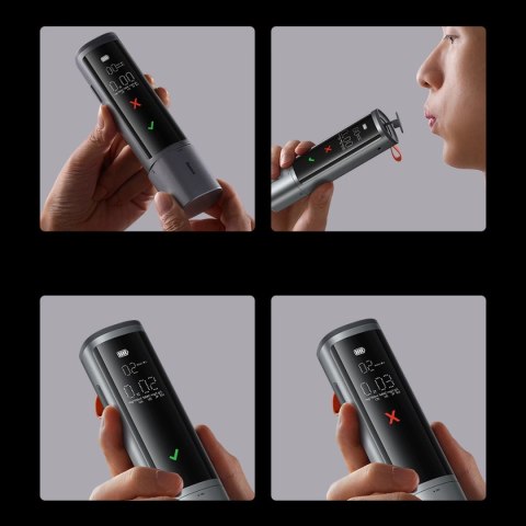 Baseus SafeJourney Pro Series alkomat 470mAh szary