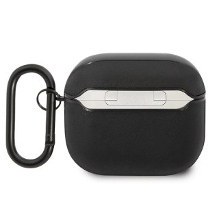 Etui AMG Leather Big Logo na AirPods 3 - czarne