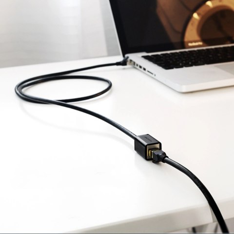 Kabel Ugreen NW112 11278 sieciowy Ethernet RJ45 (żeński) - RJ45 (męski) F/UTP Cat. 6 1 Gbps 0.5m - czarny Kabel Ugreen NW112 11278 sieciowy Ethernet RJ45 (żeński) - RJ45 (męski) F/UTP Cat. 6 1 Gbps 0.5m - czarny
