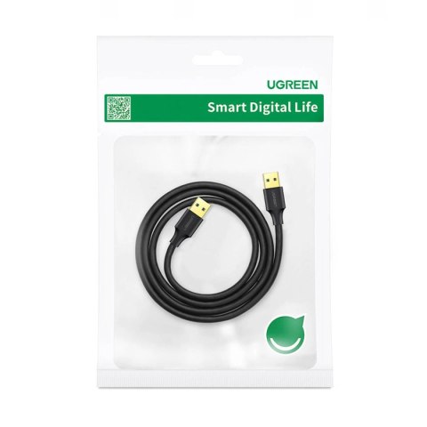 Kabel Ugreen US128 10369 USB-A 3.0 / USB-A 3.0 5Gb/s 0.5m - czarny