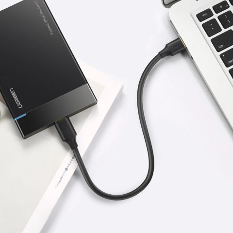 Kabel Ugreen US130 10843 USB-A 3.0 - micro USB-B 2m - czarny Kabel Ugreen US130 10843 USB-A 3.0 - micro USB-B 2m - czarny