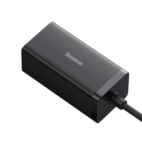 Ładowarka sieciowa GaN5 Baseus CCGP110201 HUB HDMI 2x USB-C / USB-A / HDMI 4K 30Hz 1,5m - czarna + kabel USB-C - USB-C 100W 1m Ładowarka sieciowa GaN5 Baseus CCGP110201 HUB HDMI 2x USB-C / USB-A / HDMI 4K 30Hz 1,5m - czarna + kabel USB-C - USB-C 100W 1m