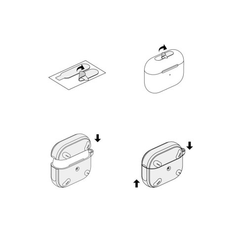Ringke Onyx etui AirPods Pro 2 pancerny pokrowiec na słuchawki czarne Ringke Onyx etui AirPods Pro 2 pancerny pokrowiec na słuchawki czarne