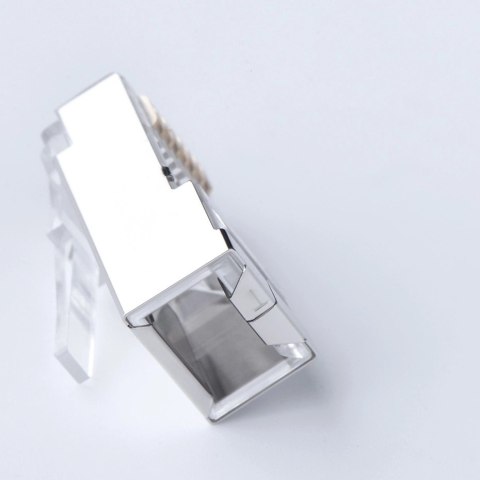 Ugreen 10x wtyk końcówka RJ45 8P8C (UTP Cat. 6 / Cat. 5 / Cat. 5e) srebrny (NW111) Ugreen 10x wtyk końcówka RJ45 8P8C (UTP Cat. 6 / Cat. 5 / Cat. 5e) srebrny (NW111)