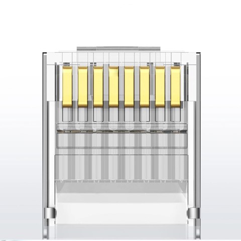 Ugreen 10x wtyk końcówka RJ45 8P8C (UTP Cat. 6 / Cat. 5 / Cat. 5e) srebrny (NW111) Ugreen 10x wtyk końcówka RJ45 8P8C (UTP Cat. 6 / Cat. 5 / Cat. 5e) srebrny (NW111)