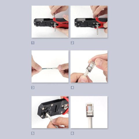 Ugreen 10x wtyk końcówka RJ45 8P8C (UTP Cat. 6 / Cat. 5 / Cat. 5e) srebrny (NW111) Ugreen 10x wtyk końcówka RJ45 8P8C (UTP Cat. 6 / Cat. 5 / Cat. 5e) srebrny (NW111)