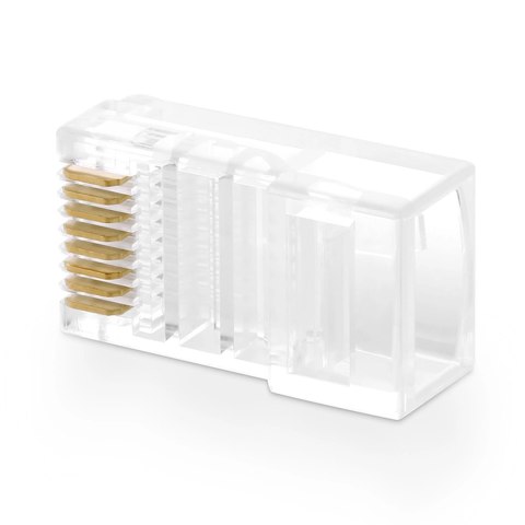 Ugreen 100x wtyk końcówka RJ45 8P8C (UTP Cat. 5 / Cat. 5e) przezroczysty (NW110) Ugreen 100x wtyk końcówka RJ45 8P8C (UTP Cat. 5 / Cat. 5e) przezroczysty (NW110)