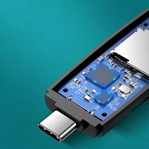 Ugreen adapter czytnik kart SD / micro SD (USB-A / USB-C) czarny (CM304) Ugreen adapter czytnik kart SD / micro SD (USB-A / USB-C) czarny (CM304)
