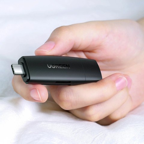 Ugreen adapter czytnik kart SD / micro SD (USB-A / USB-C) czarny (CM304) Ugreen adapter czytnik kart SD / micro SD (USB-A / USB-C) czarny (CM304)