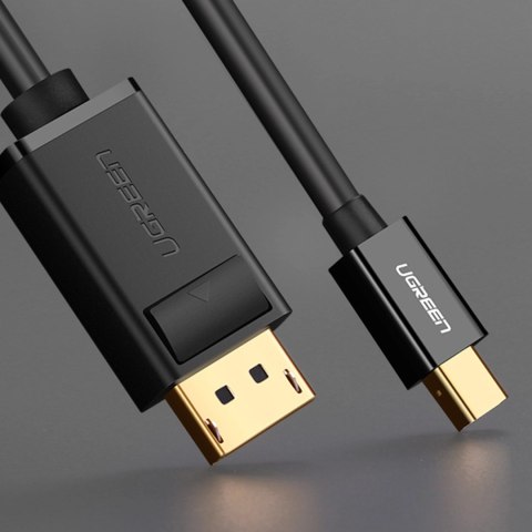 Ugreen kabel Mini DisplayPort - DisplayPort 1.5m czarny (MD105) Ugreen kabel Mini DisplayPort - DisplayPort 1.5m czarny (MD105)