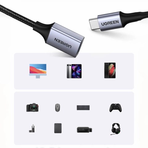 Ugreen kabel adapter przejściówka OTG USB-C (męski) - USB-A (żeński) 5Gb/s 0.15m czarny (US378) Ugreen kabel adapter przejściówka OTG USB-C (męski) - USB-A (żeński) 5Gb/s 0.15m czarny (US378)