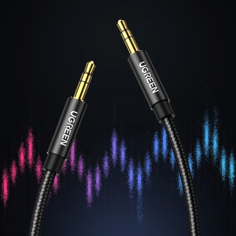 Ugreen kabel audio AUX wtyczka prosta minijack 3,5 mm 1,5 m niebieski (AV112) Ugreen kabel audio AUX wtyczka prosta minijack 3,5 mm 1,5 m niebieski (AV112)