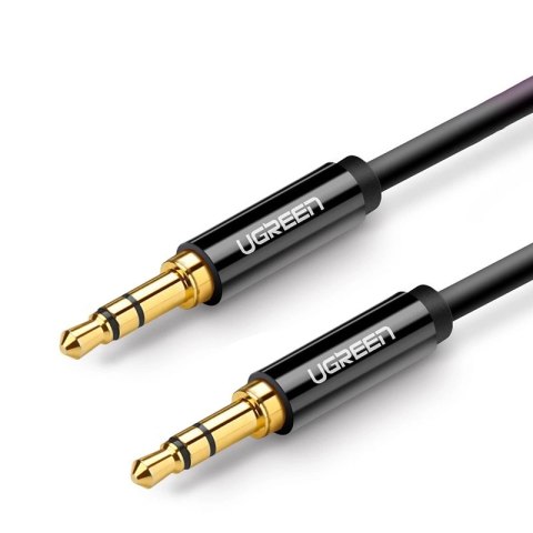 Ugreen kabel audio AUX wtyczka prosta minijack 3,5 mm 1m czarny (AV112) Ugreen kabel audio AUX wtyczka prosta minijack 3,5 mm 1m czarny (AV112)