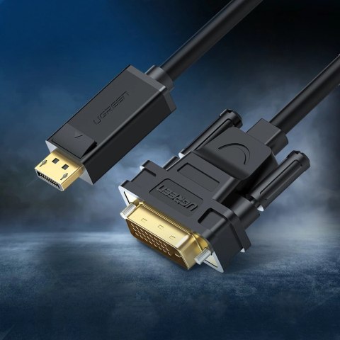 Ugreen kabel przewód DisplayPort - DVI 2m czarny (DP103) Ugreen kabel przewód DisplayPort - DVI 2m czarny (DP103)