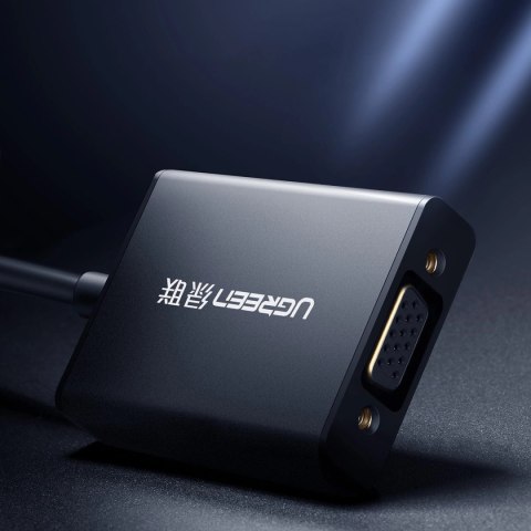 Ugreen kabel przewód adapter HDMI (męski) - VGA (żeński) czarny (MM102) Ugreen kabel przewód adapter HDMI (męski) - VGA (żeński) czarny (MM102)