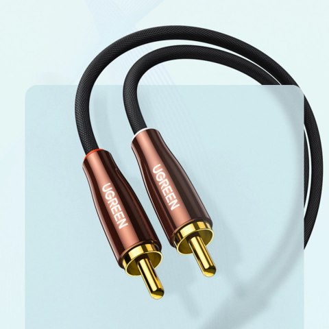 Ugreen kabel przewód audio 3,5 mm mini jack (męski) - 2RCA (męski) 2m miedziany (AV170) Ugreen kabel przewód audio 3,5 mm mini jack (męski) - 2RCA (męski) 2m miedziany (AV170)